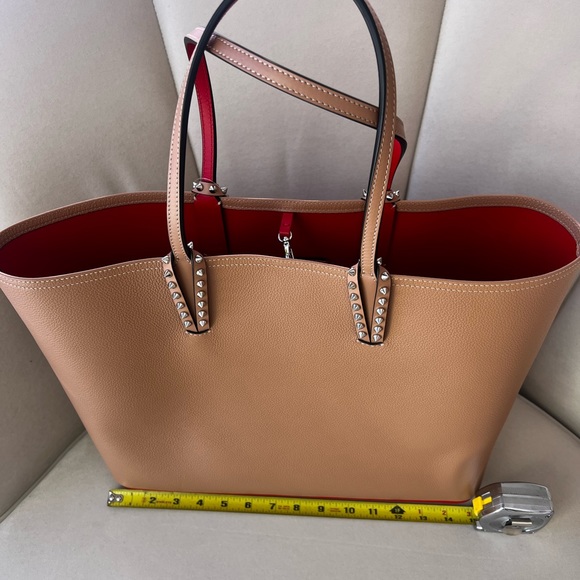 CHRISTIAN LOUBOUTIN Cabata spiked leather tote - Picture 11 of 15